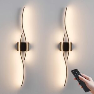 Battery Operated Wall Sconces Set