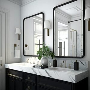 Black Bathroom Mirrors