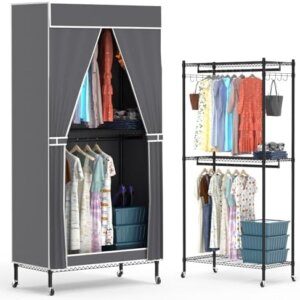 KOCASO Garment Racks 2 Tier
