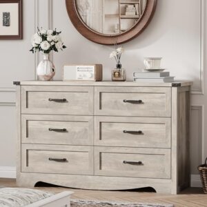 Dresser for Bedroom with 6 Drawers