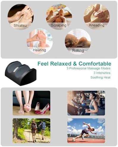 LINGTENG Shiatsu Foot Massager with Heat, 40°C in 5 minutes, FSA Eligible HSA Foot Massager - Image 6