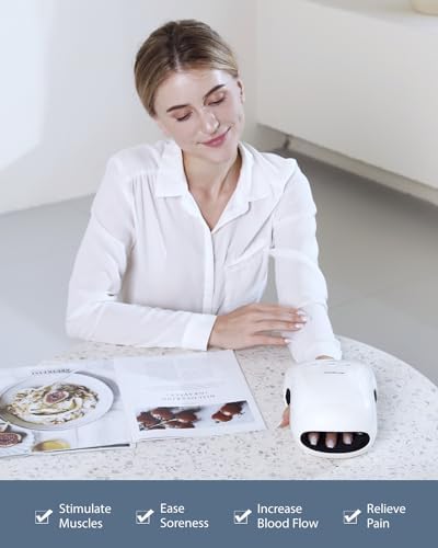 CINCOM Hand Massager 3 massage modes- Cordless Hand Massager with Heat and Compression - Image 3