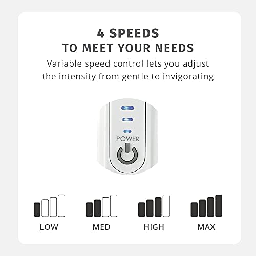 Homedics Back Massager - Heated Automatic Percussion Back, Body and Neck Massager - Image 4