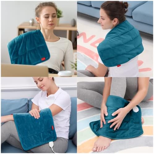 Comfytemp Weighted Heating Pad for Back & 2.2 lb Period, FSA Eligible Electric Heat Pad, Valentines Day Birthday Gifts - Image 7