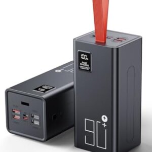 90000mAh High Capacity Power Bank, 30W Fast Charging Portable Charger PD&QC 3.0, 5 Output 2 Input Large Powerbank with LED Display USB C Battery Pack Charger Portable for Outdoor Camping Travel : Cell Phones & Accessories