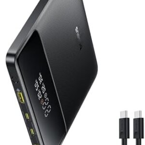 Baseus Laptop Portable Charger 100W 20000mAh, Blade Travel Power Bank Fast Charging 2 USB-C & 2 USB-A Port, Steam Deck Battery Pack for MacBook iPad iPhone 17/16/15/14/13 Samsung S24 etc. : Electronics