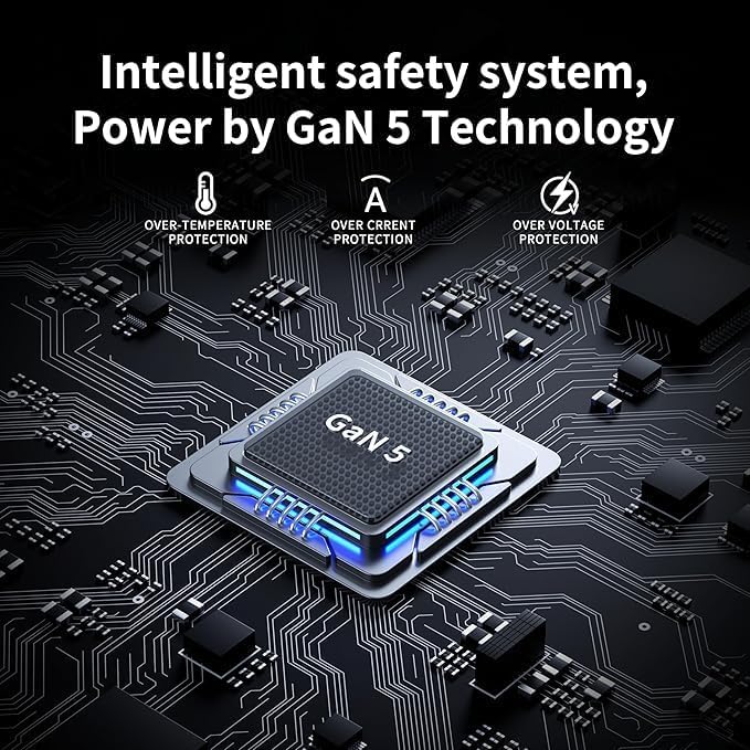 880W USB C Charger Block Charging Station 8 Port Fast Chager 140W PD PPS AVS HUB Laptop MacBook Charger Compatible with All iPhone 17 Pro Max/17 Air/16 SE/Samsung Galaxy 25/ MacBook Pro/Air/iPad Pro : Cell Phones & Accessories - Image 7