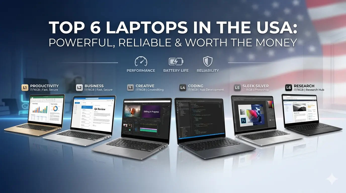 Top 6 Laptops in the USA