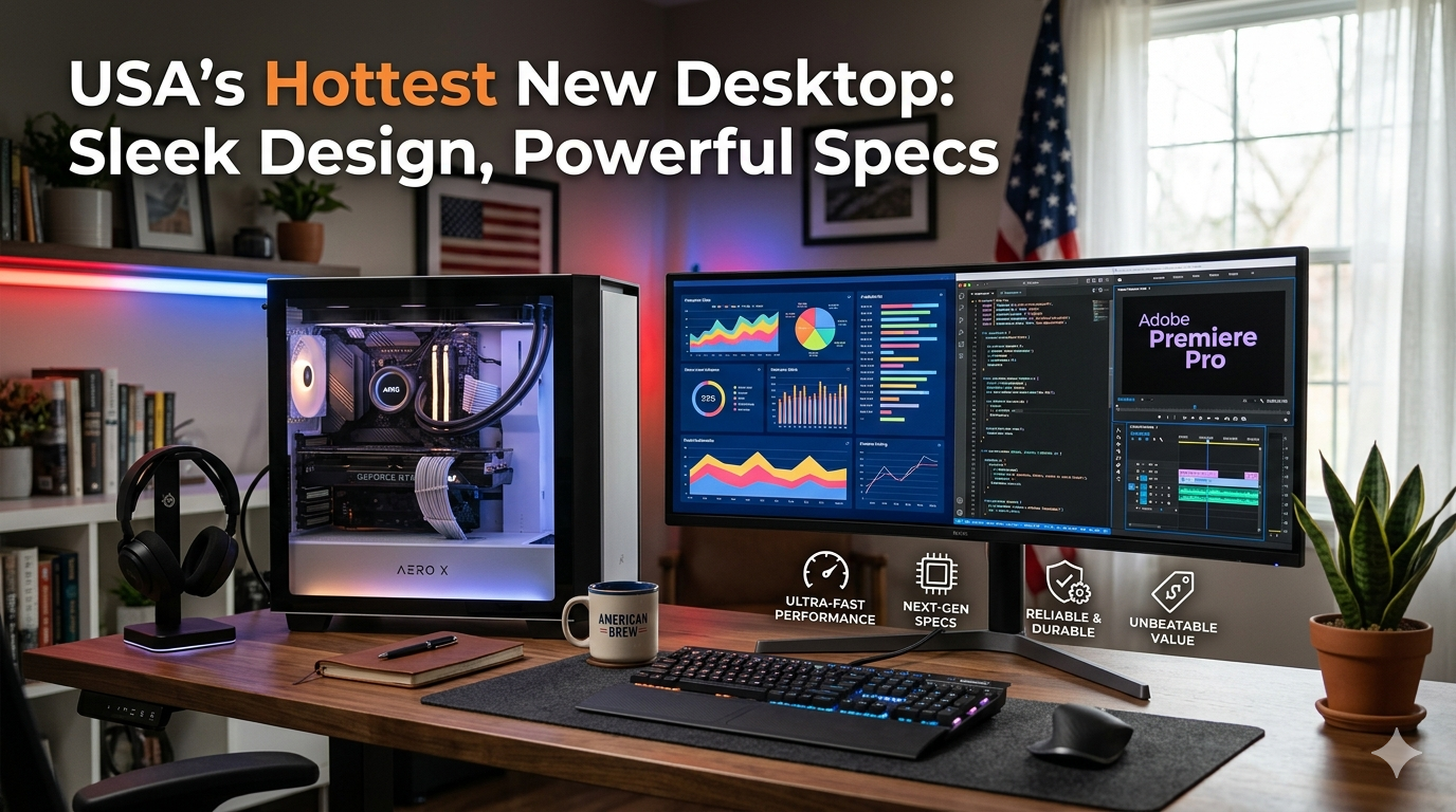 USA's Hottest New Desktop: Sleek Design, Powerful Specs
